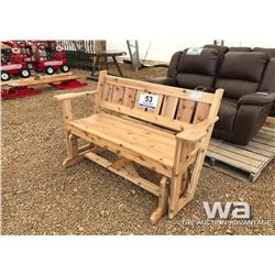 CEDAR GARDEN BENCH GLIDER