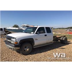 2002 CHEV SILVERADO 3500 CAB & CHASSIS