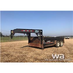 2013 TRAILTECH T/A 5TH WHEEL DUMP TRAILER