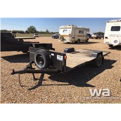 6 X 14 FT. S/A FLATDECK TRAILER