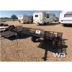 4 X 8 FT. S/A FLATDECK TRAILER