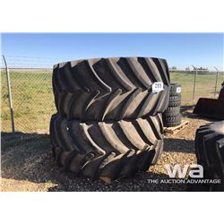 (2) GOODYEAR 900/60R32 COMBINE TIRES