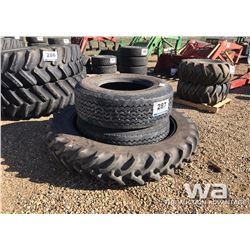 (2) ROADLUX 385/65R22.5 STEERING TIRES