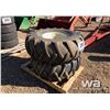 Image 1 : (2) 16.5-16.1 SWATHER TIRES & RIMS
