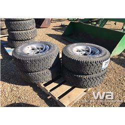 (4) ROUGHRIDER LT265/75R16 ON FORD RIMS