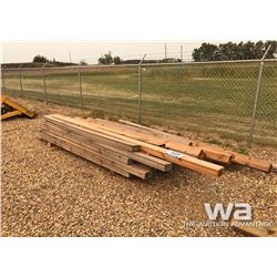 (38 PIECES) 3 X 5" CEDAR PLANKS