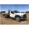 Image 2 : 2005 FORD F550 FLATDECK P/U
