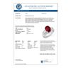 Image 2 : 5.55 CTW Ruby & Diamond Ring 14K White Gold - REF-78W2H - 11702