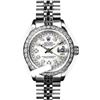 Image 2 : Rolex Men's Stainless Steel, QuickSet, Diamond Dial & Diamond Bezel - REF-474H5W