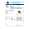 Image 2 : 2.75 CTW Emerald & Diamond Ring 10K Yellow Gold - REF-49M3F - 12411