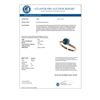 Image 3 : 1.50 CTW Certified Intense Blue SI Diamond Solitaire Engagement Ring 10K Rose Gold - REF-240X2T - 32