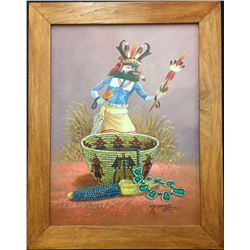 Original Oil Painting Robert Yellowhair (1937-2016)