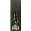 Image 4 : Spiderweb Turquoise Bear Fetish Necklace