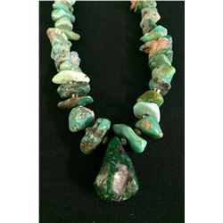 Chunky Turquoise Nugget Necklace