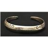 Image 2 : Coin Silver Hand Forged Ingot Bracelet