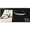 Image 7 : Coin Silver Hand Forged Ingot Bracelet
