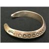 Image 2 : Coin Silver Hand Forged Ingot Bracelet