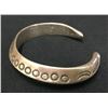 Image 3 : Coin Silver Hand Forged Ingot Bracelet