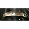 Image 4 : Coin Silver Hand Forged Ingot Bracelet