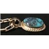 Image 5 : Navajo Turquoise Necklace - Handmade Chain