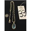 Image 7 : Navajo Turquoise Necklace - Handmade Chain