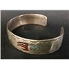Image 3 : Vintage Navajo Inlay Bracelet