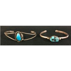 Pair of Vintage Turquoise Bracelets