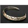 Image 3 : Hand Forged Coin Silver Ingot Bracelet