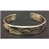 Image 1 : Coin Silver Hand Forged Ingot Bracelet