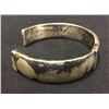 Image 2 : Coin Silver Hand Forged Ingot Bracelet