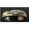 Image 4 : Coin Silver Hand Forged Ingot Bracelet