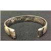 Image 5 : Coin Silver Hand Forged Ingot Bracelet