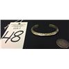 Image 7 : Sterling Silver Stamped Cuff Bracelet