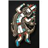Image 1 : Large Rainbow Man Inlay Cuff Bracelet