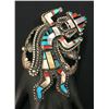 Image 7 : Large Rainbow Man Inlay Cuff Bracelet