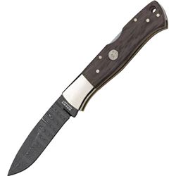 Boker Oak Damascus Lockback  MSRP $499  BO03557