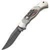Image 1 : Boker Scout Stag Damascus BO03562 MSRP $459