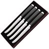 Image 1 : CASE Steak Knife Set Smooth Ebony, CA11000, USA  Four Piece Set