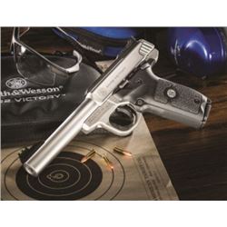 Smith & Wesson Victory, .22LR, 10 Shot, Stainless Steel Frame, 36 oz, NEW IN BOX