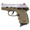 Image 1 : SCCY CPX1 Pistol, Flat Dark Earth/Stainless Slide, 9mm, 10 Shot, NEW IN BOX