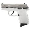 Image 1 : SCCY CPX1-TTPistol, DAO, 9mm, 10 Shot, Safety, White/ Stainless Steel