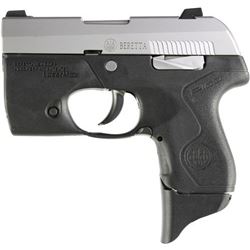 Beretta PICO INOX, Lasermax Light .380ACP, Stainless Slide/Black Polymer, NEW IN BOX