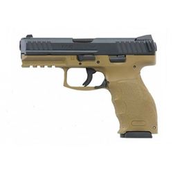Heckler and Koch VP9 9mm, Flat Dark Earth Polymer, 15 Shot, 26.56 oz, NEW IN BOX