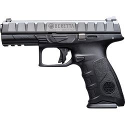 Beretta APX 9mm, 17 Shot, Black Polymer, Fixed Sights, NEW IN BOX, 4.25"BRL