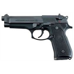 BERETTA 92FS 9MM 4.9" FS 3-DOT 15-SHOT BLUED BLACK POLY ITALY, NEW IN BOX, #JS92F300M