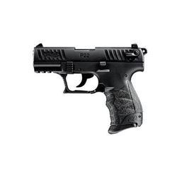 Walther, P22, Double Action Only, Compact, 22LR, 3.4" Barrel, Polymer Frame, Blue Finish, 10Rd