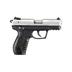 Ruger, SR22, 22 LR, 3.5" Barrel, Silver Anodize Finish, Aluminum Slide, Black Polymer