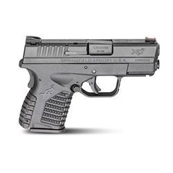 Springfield, XDS, Striker Fired, 40 S&W, 3.3" Barrel, Polymer Frame, Fiber Optic Front Sight, 7Rd