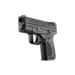 Springfield, XDS, 45 ACP, 3.3" Barrel, Polymer Frame, Black Finish, Fiber Optic Front Sight, 6Rd