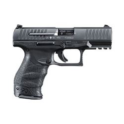 Walther, PPQ M2, Striker Fired, Full Size, 9MM, 4" Polymer Frame, Black Finish, Fixed Sights, 15Rd